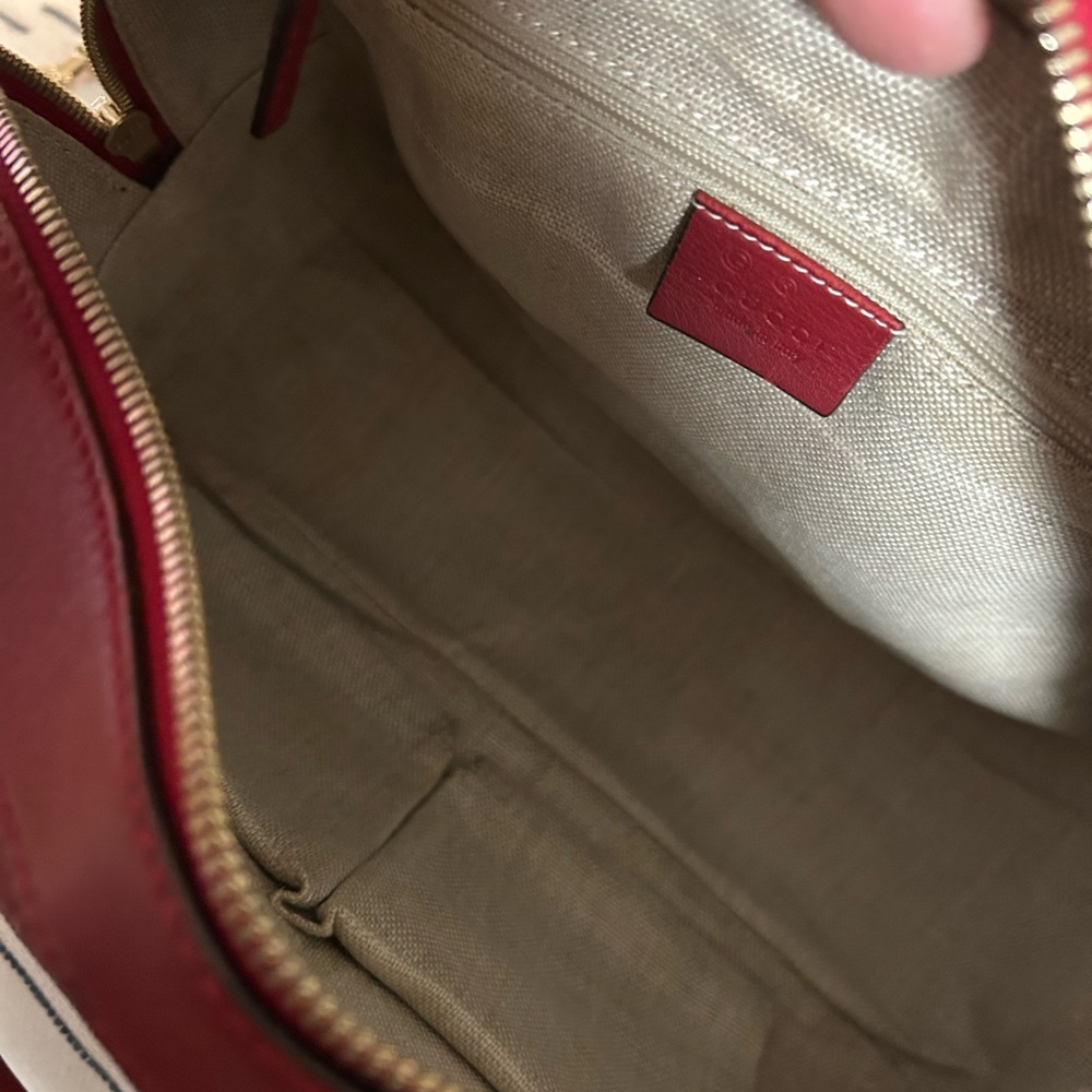 Red Microguccisima Boston Handbag - Picture 11 of 11
